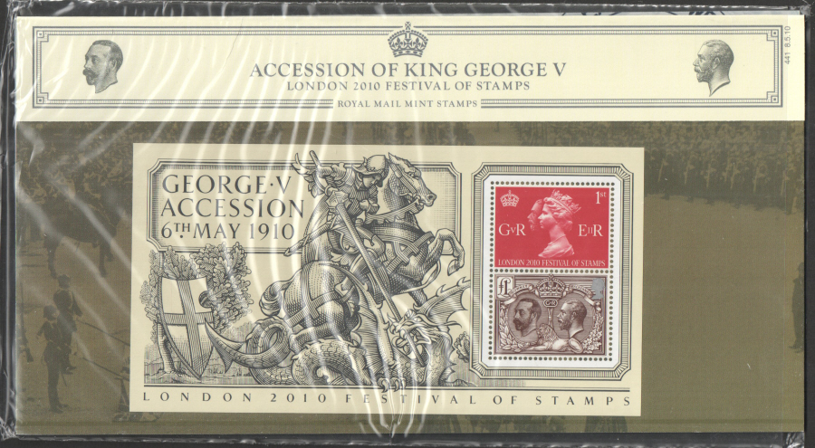 (image for) 2010 Accession of George V Presentation Pack 441 - Click Image to Close